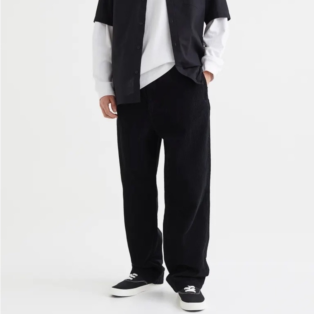 💎 2 for $40 / H&M - Mens corduroy baggy pants